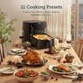 NEW SALE | Air Fryer 5.5L Capacity,Oil Free, Energy and Time Saver with 11 Presets with 100 Recipes Cookbook, Non-Stick, Dishwasher Safe Basket,1700-Watt Image 8