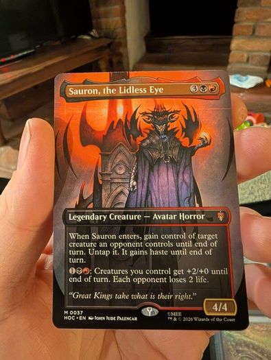Magic The Gathering The Hobbit cards, surge foil, foil, mythics