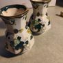 SET OF 2 SMALL Mason Ironstone Green Chartreuse Pattern Image 7