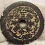 China Qing Dynasty Broze Charm Coin Medal Chang Ming Fu Gui  Good Fortune Amulet Image 4