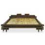 Bed Frame Dark Brown Bamboo 180x200 cm 6FT Super King Image 3