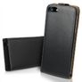 Black Leather Flip Case For Apple iPhone5 iPhone 5 5G COVER Image 2
