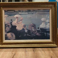 Framed painting