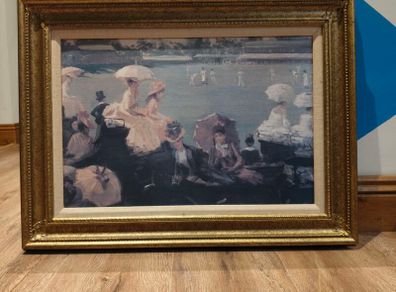 Framed painting