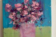 Original Abstract Painting Floral Art Contemporary irish  Art