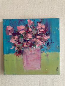 Original Abstract Painting Floral Art Contemporary irish  Art