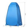Pop Up Shower Tent Camping Toilet Privacy for Outdoor Changing Dressing Fishing Bathing Storage Room Tents, Portable with Carrying Bag Image 3
