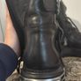 New Rock 373-S4 size 42 Metallic Leather Gothic Mid Calf Punk rock Boots Image 3