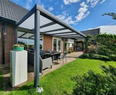 Premium Aluminium Veranda Pergola Anthracite Grey Finish