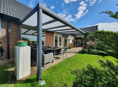Premium Aluminium Veranda Pergola Anthracite Grey Finish