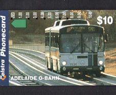 1995 Australia AU10 Adelaide O-Bahn (Anritsu) Phone card
