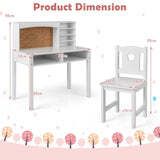 Childs desk and chair