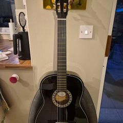 Black Classical Acoustic Guitar