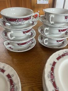 Vintage Royal Tudor Ware  Glencoe Dinner Set  Barker Bros, Staffordshire (6 Place Setting)