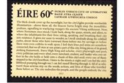 2013 Ireland Dublin UNESCO City of Work Literature Commemorative Stamp Mint Never Hinged (MNH)