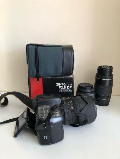 Sony Digital Camera & 3 Lenses