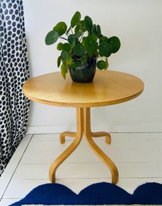 Vintage Post Modern plywood table