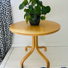 Vintage Post Modern plywood table