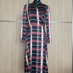 Great Plains Check Midi Dress