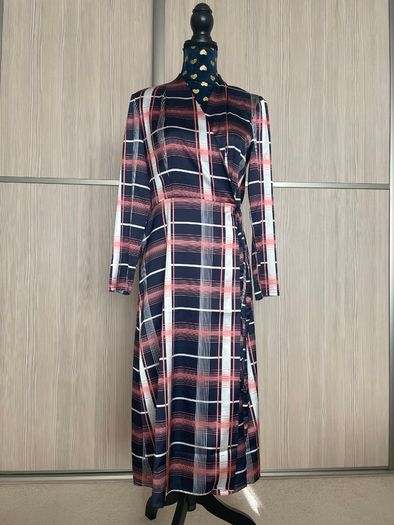 Great Plains Check Midi Dress