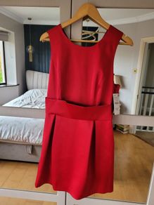 Stunning Red Zara Occasion Dress (New)