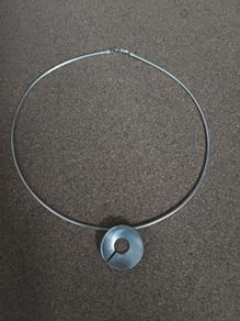 Sterling silver FBM necklace