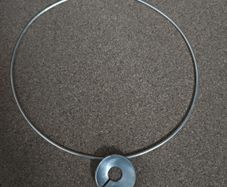 Sterling silver FBM necklace