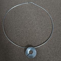 Sterling silver FBM necklace