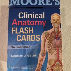 Moores Clinical Anatomy Flash Cards 2nd Edition