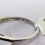 Cubic Zirconia Ring in Rhodium Overlay Sterling Silver Image 7