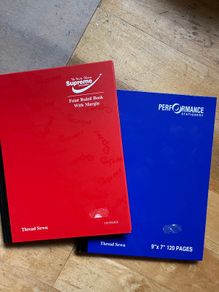 2 Thread Sewing Notebooks