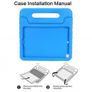 For Apple iPad Mini 4 5 Kids Case Shockproof Cover With Stand Blue Image 4