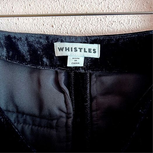 Whistles Velvet Wide Leg Trouser UK6 LIKE NEW