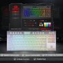 Redragon K621 Horus Tkl Rgb 3 Modes Bluetooth/2.4ghz/wired Tenkeyless Gaming Mechanical Keyboard - White Image 8