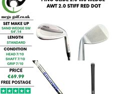 Ping Glide 2.0 WS Wedge Sw 54 Degree.14 / AWT 2.0 Stiff / Red Dot