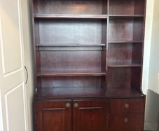 Table & Chairs x 6, Cupboard, Corner Unit FREE