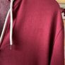 hoodie topman size medium burgundy hoodie mint condition Image 5