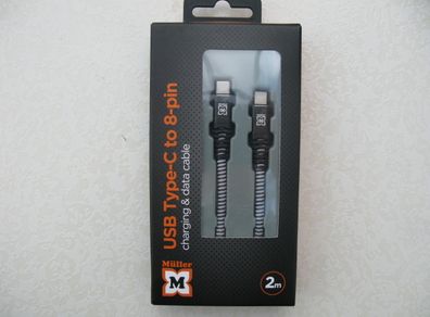 USB Type C to 8 Pin Lightning Cable