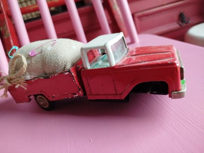 Old truck pincushion