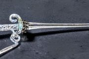 Long crystal sword decoration