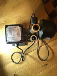 Grundfos single negative head pump.