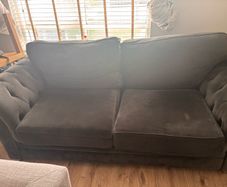 Grey fabric sofa