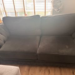 Grey fabric sofa