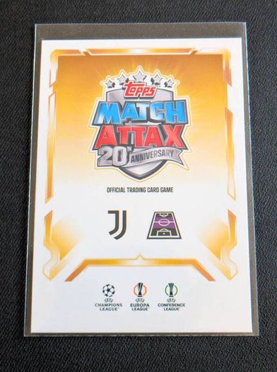 Fabio Miretti Juventus Ultra-rare Gold Parallel Topps Match Attax 20th Anniversary 2026/27