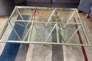 Chrome &amp; Glass coffee Table