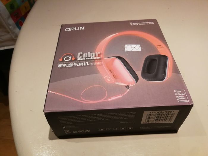 Folding Stereo Headphones