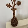 Banksia Seed Pod Carved Wooden Vase from Australia Image 7