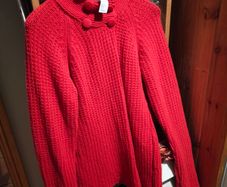 Girls GRD red Cardigan.