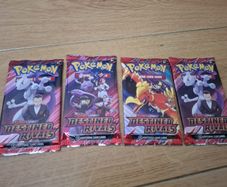 4x Pokemon Scarlet & Violet DESTINED RIVALS booster packs