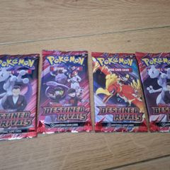 4x Pokemon Scarlet & Violet DESTINED RIVALS booster packs